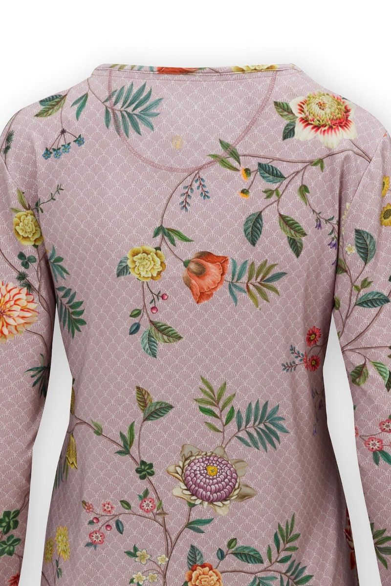 Top Lange Ärmel La Dolce Vita Lila 
