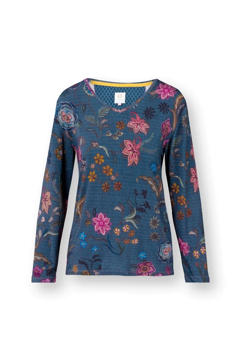 Trice Top à Manches Longues Coco Flower Bleu 