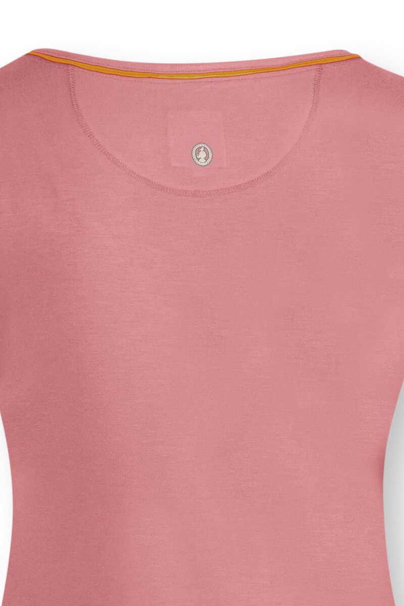 Top Short Sleeve Uni Pink
