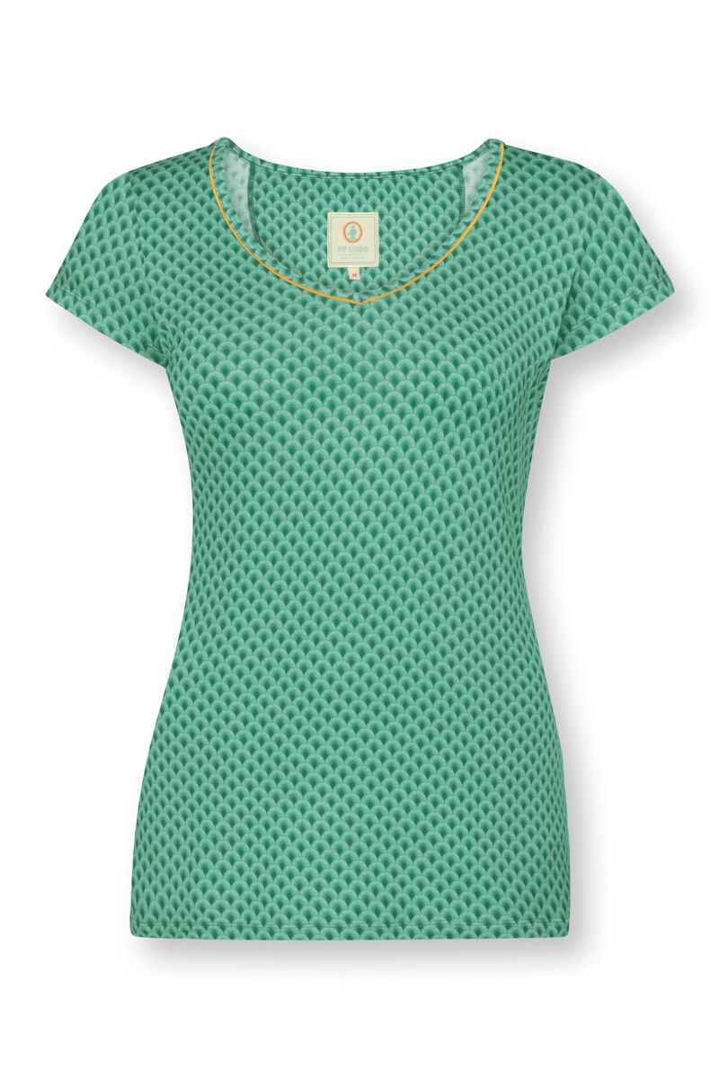 Top Short Sleeve Suki Green