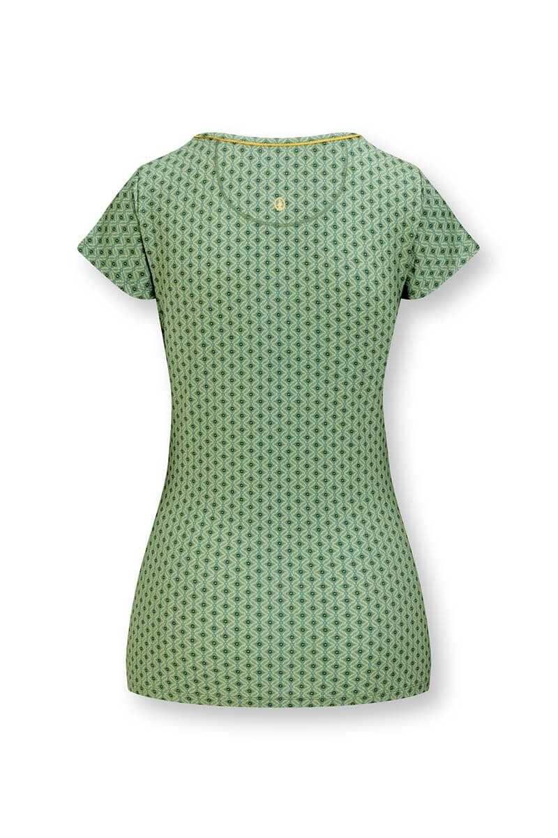 Top Short Sleeve Tegola Green
