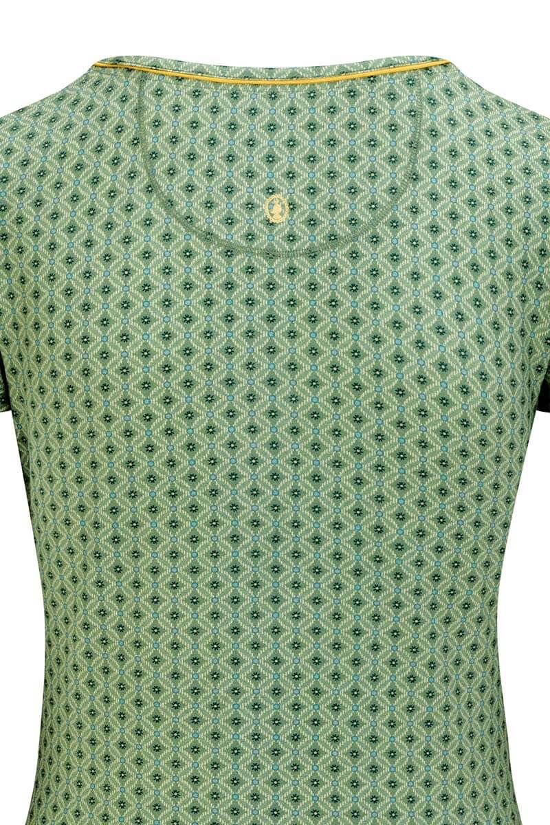 Top Short Sleeve Tegola Green