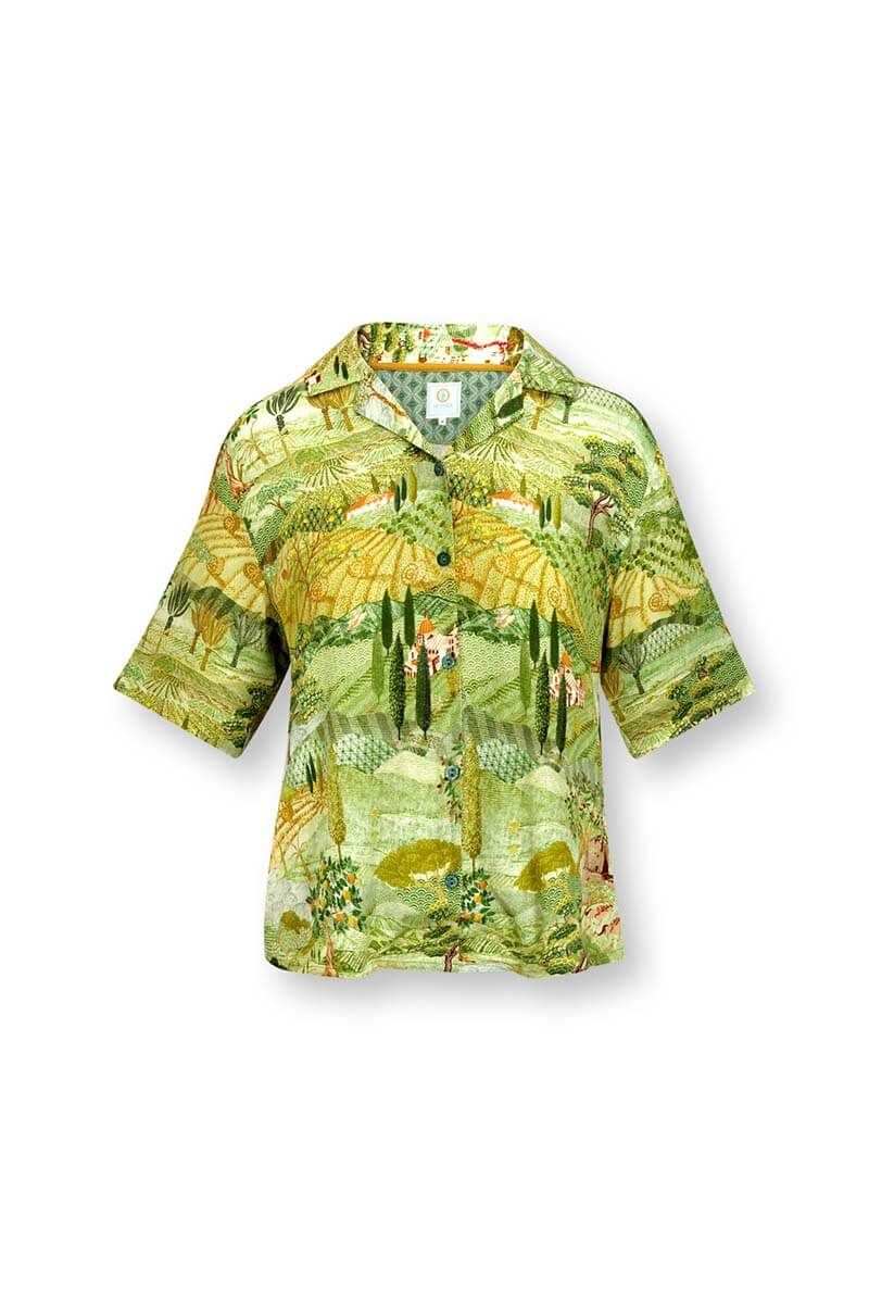 Top Short Sleeve Toscana Green