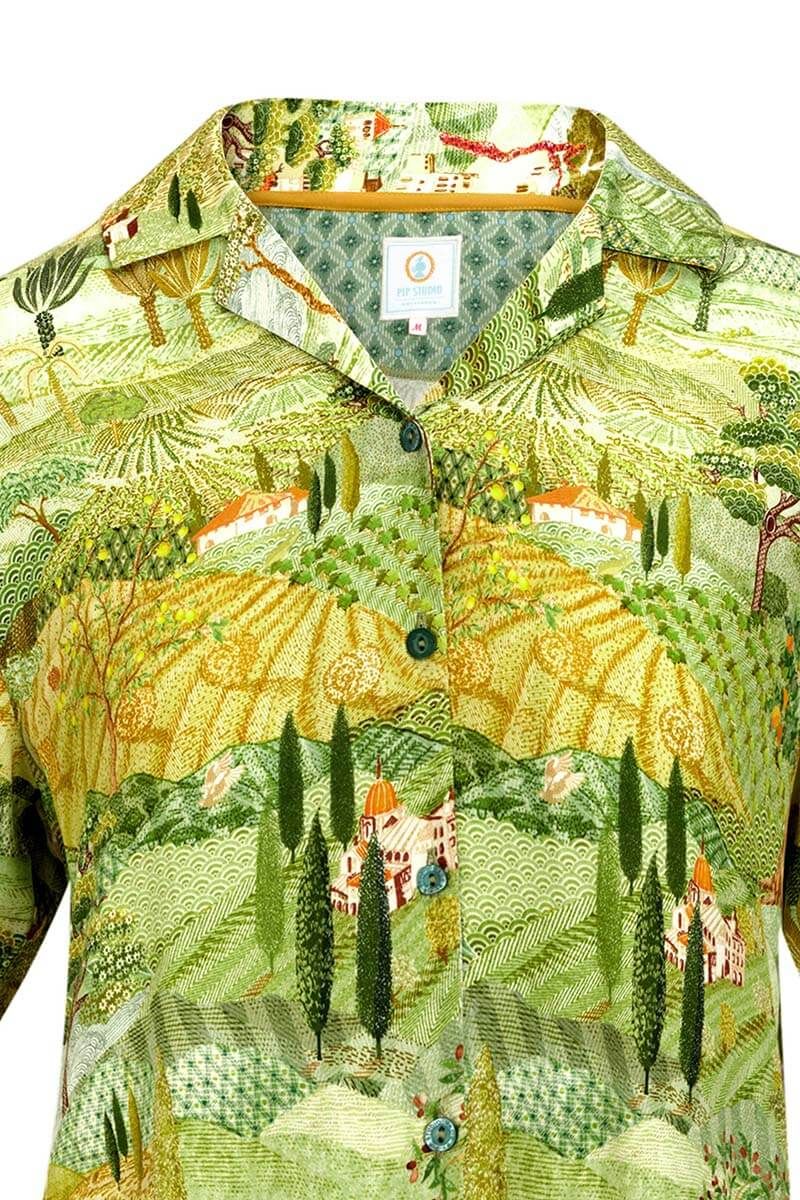 Top Short Sleeve Toscana Green