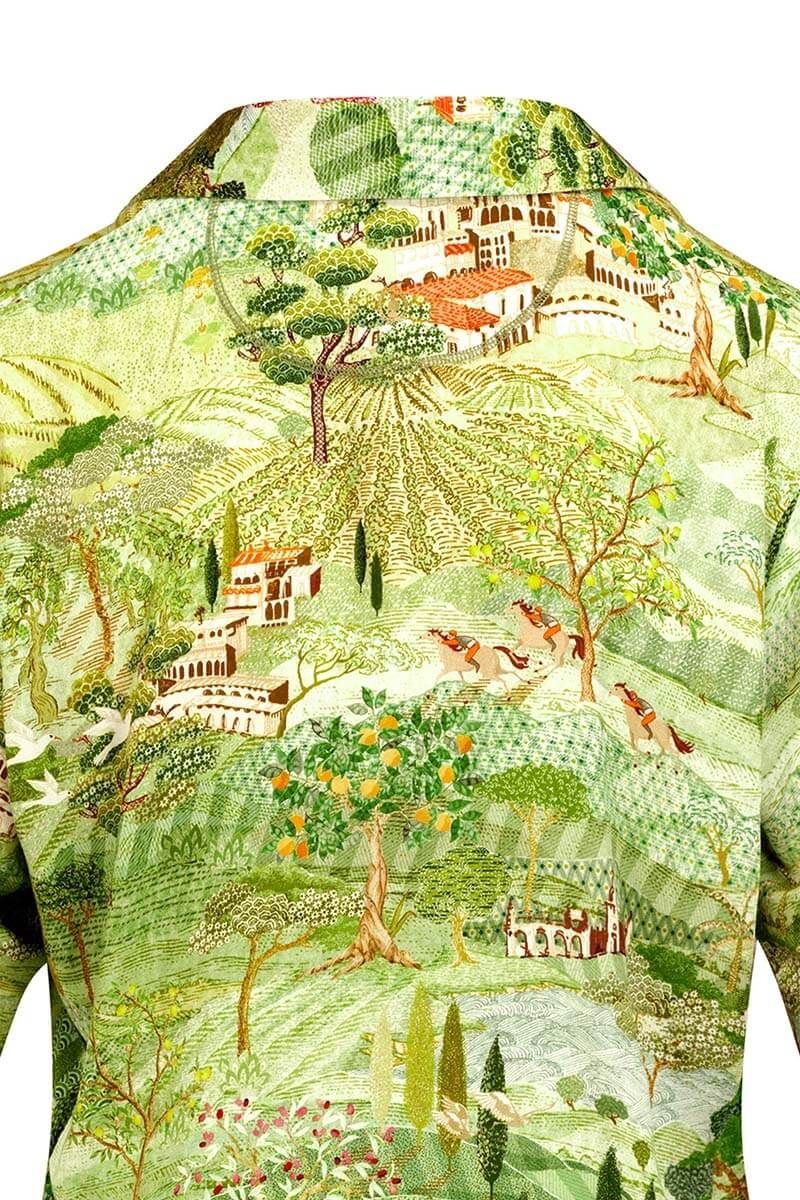 Top Short Sleeve Toscana Green