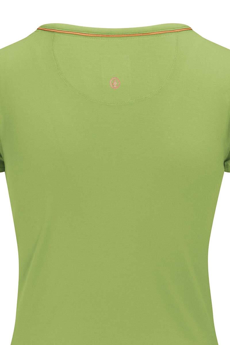 Top Short Sleeve Solid Light Green