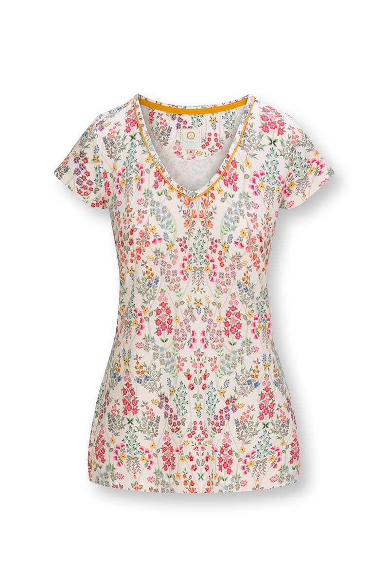 Top Short Sleeve Primavera White