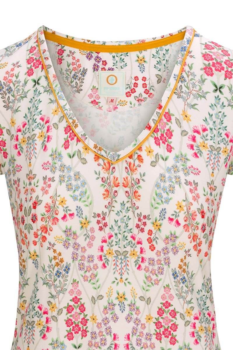 Top Short Sleeve Primavera White
