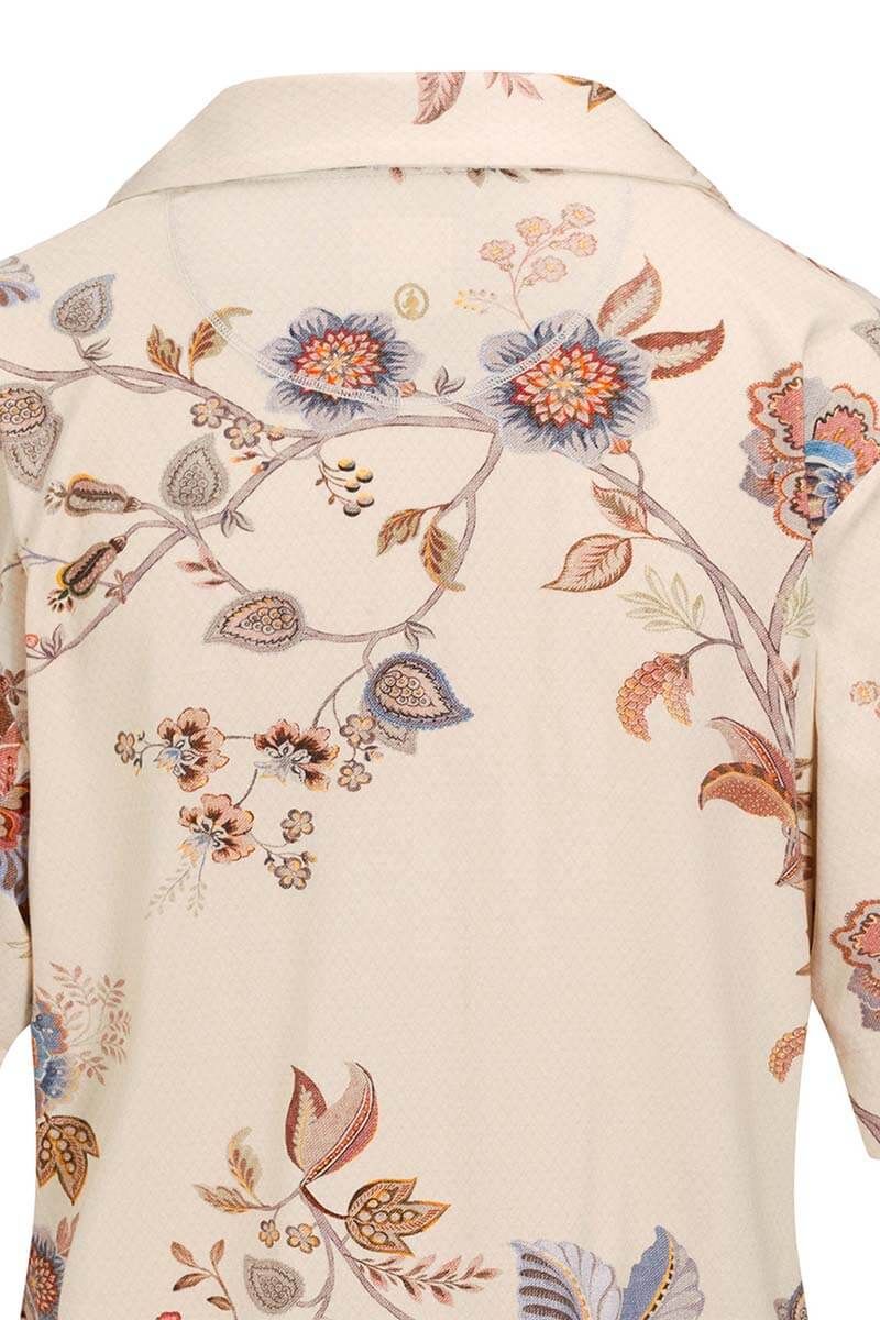 Top Kurze Ärmel Cece Fiore Weiß