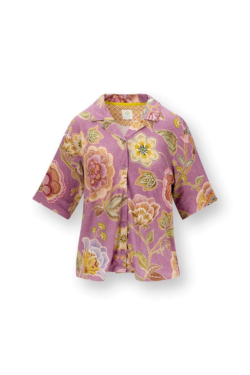 Flora Top Short Sleeve Matata Lilac