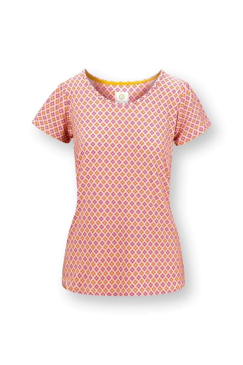 Tilly Top à Manches Courtes Mojo Rose
