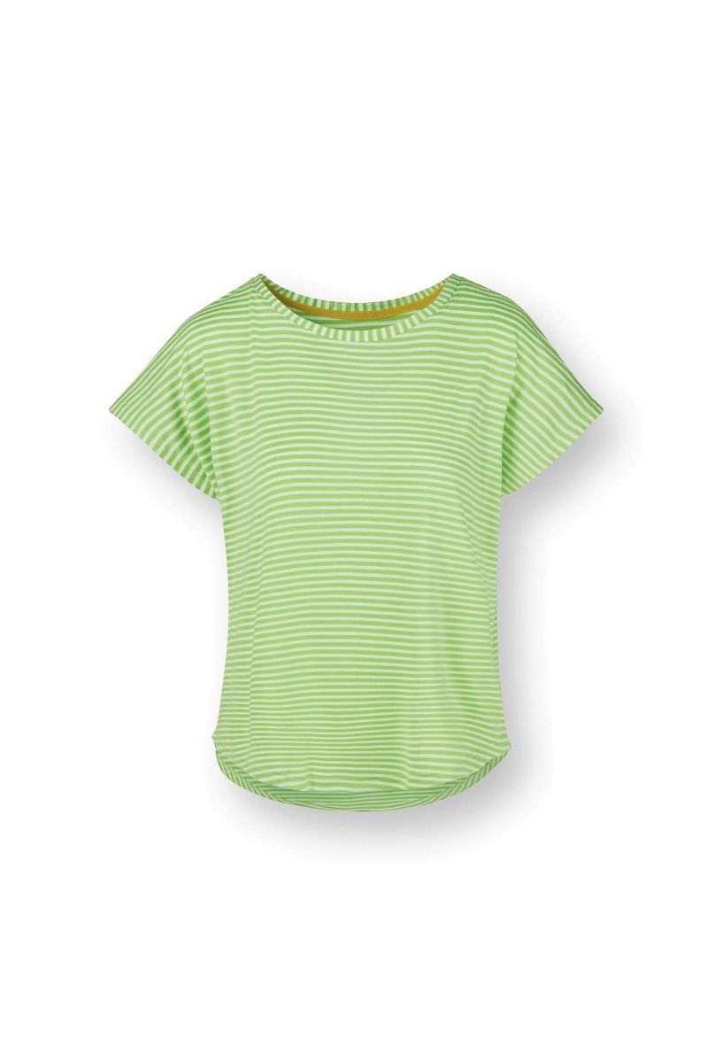 Tatum Top Kurze Ärmeln Little Sumo Stripe Grün