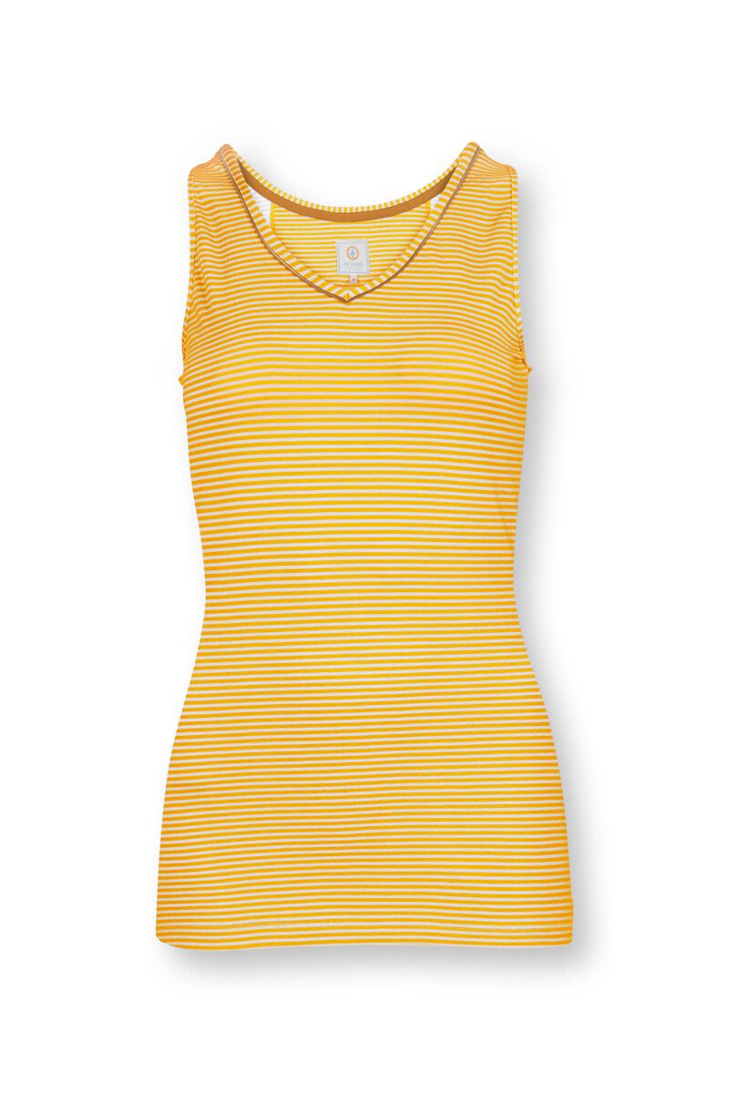 Ärmelloses Top Little Sumo Stripe Gelb