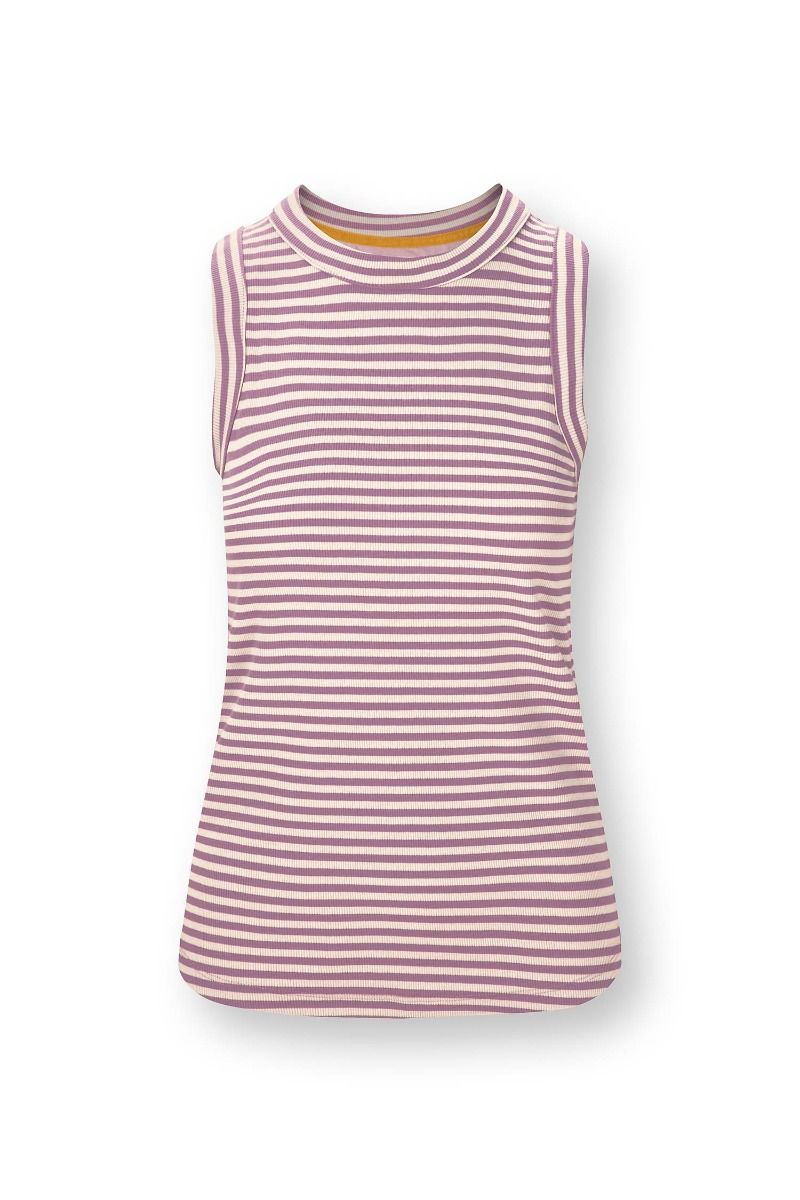 Trinity Ärmellos Top Little Sumo Stripe Lila