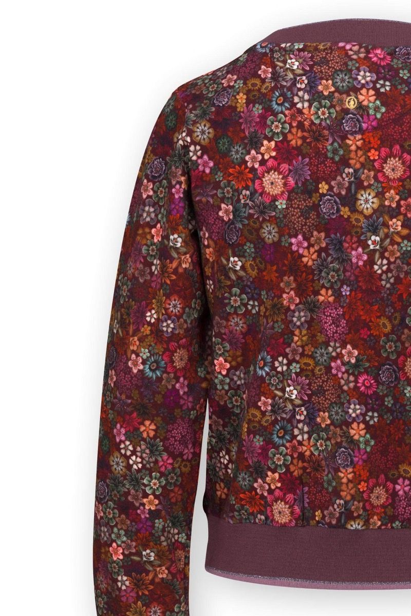 Jacket Tutti i Fiori Dark Red