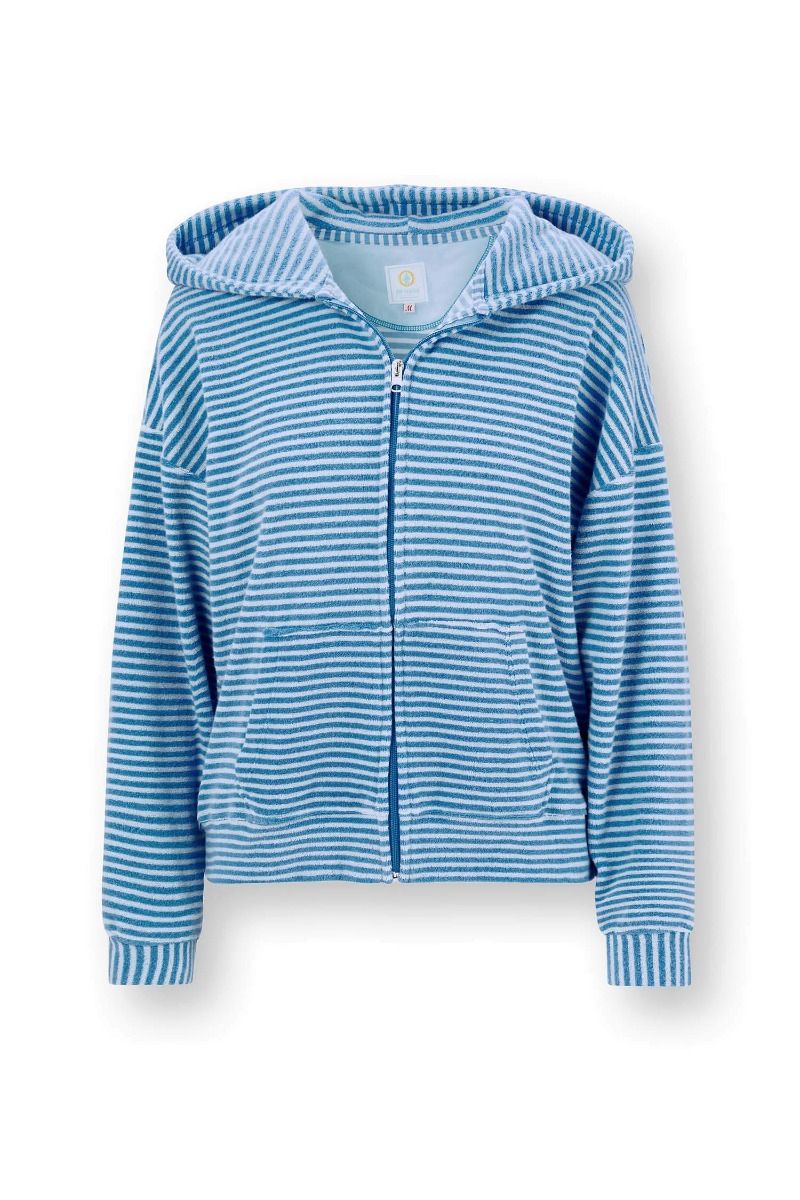 Nicolle Veste Little Sumo Stripe Bleu