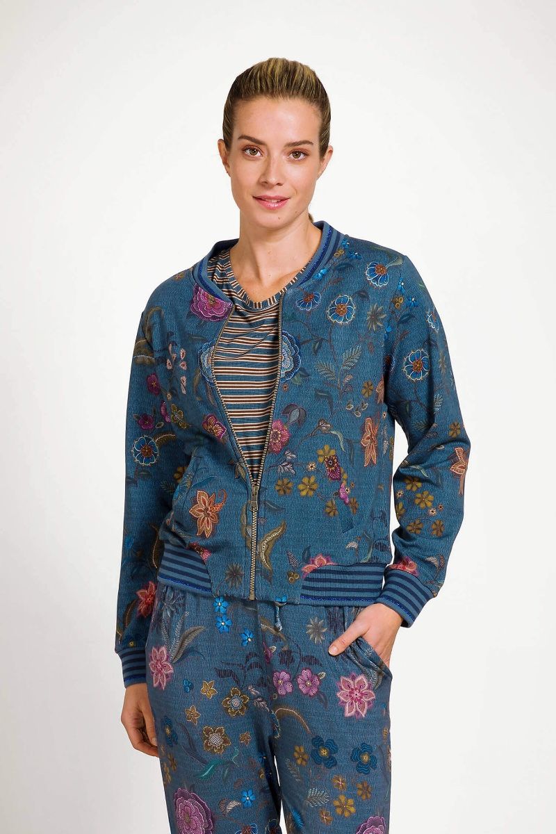 Nicos Veste Coco Flower Bleu 