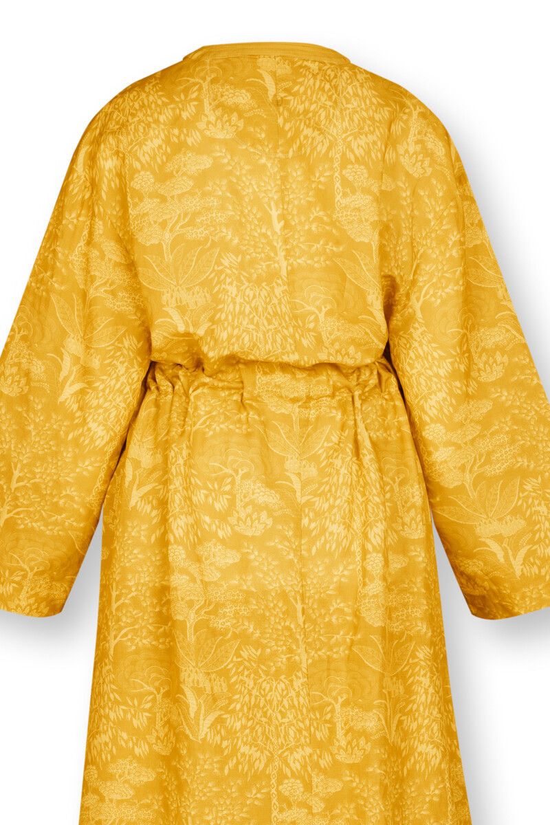 Kleid Origami Gelb