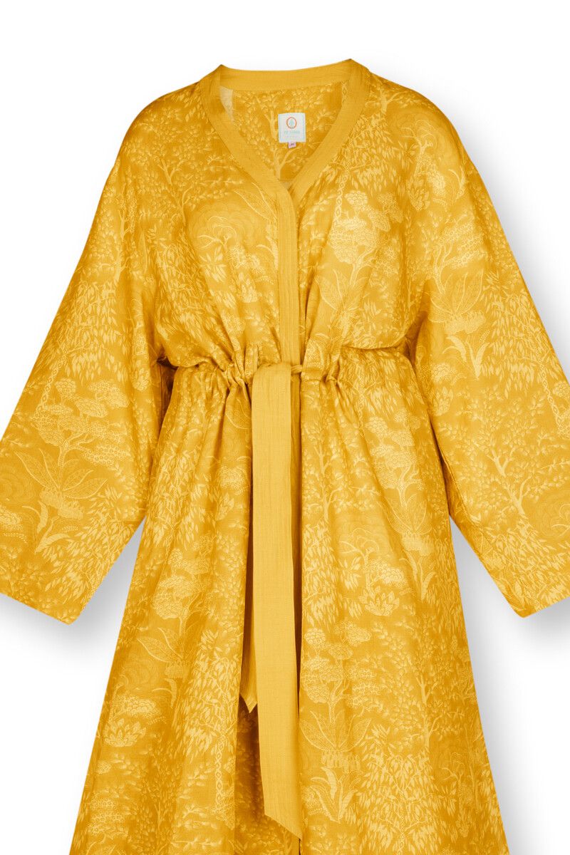 Kleid Origami Gelb