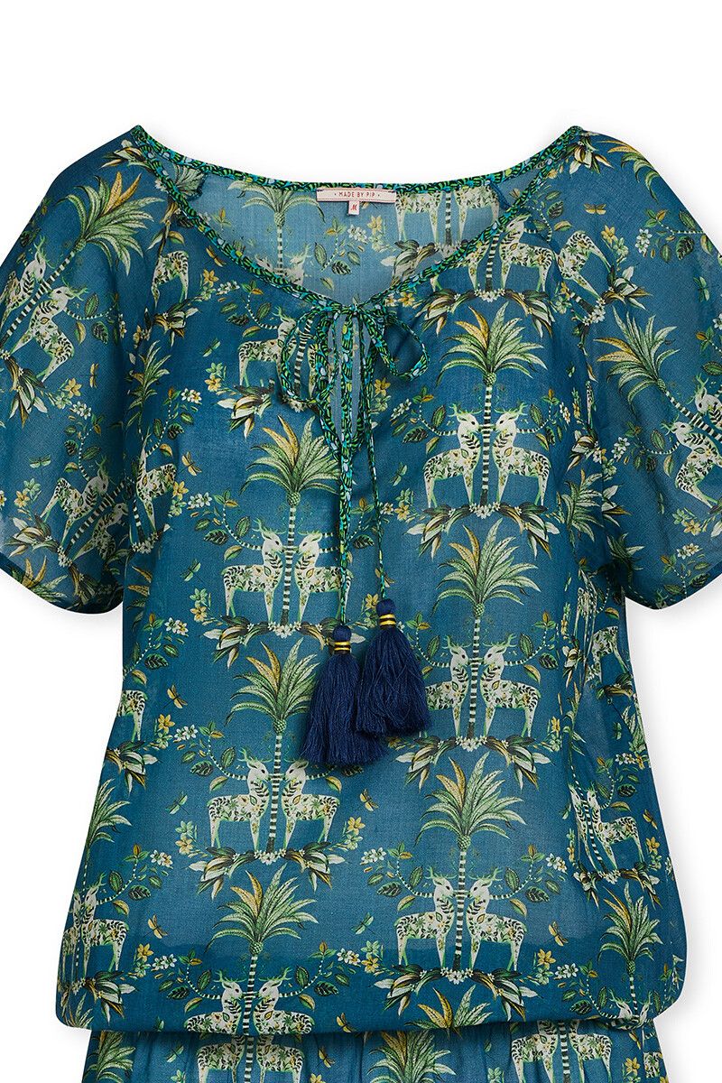 Dress Tropic Twins Blue