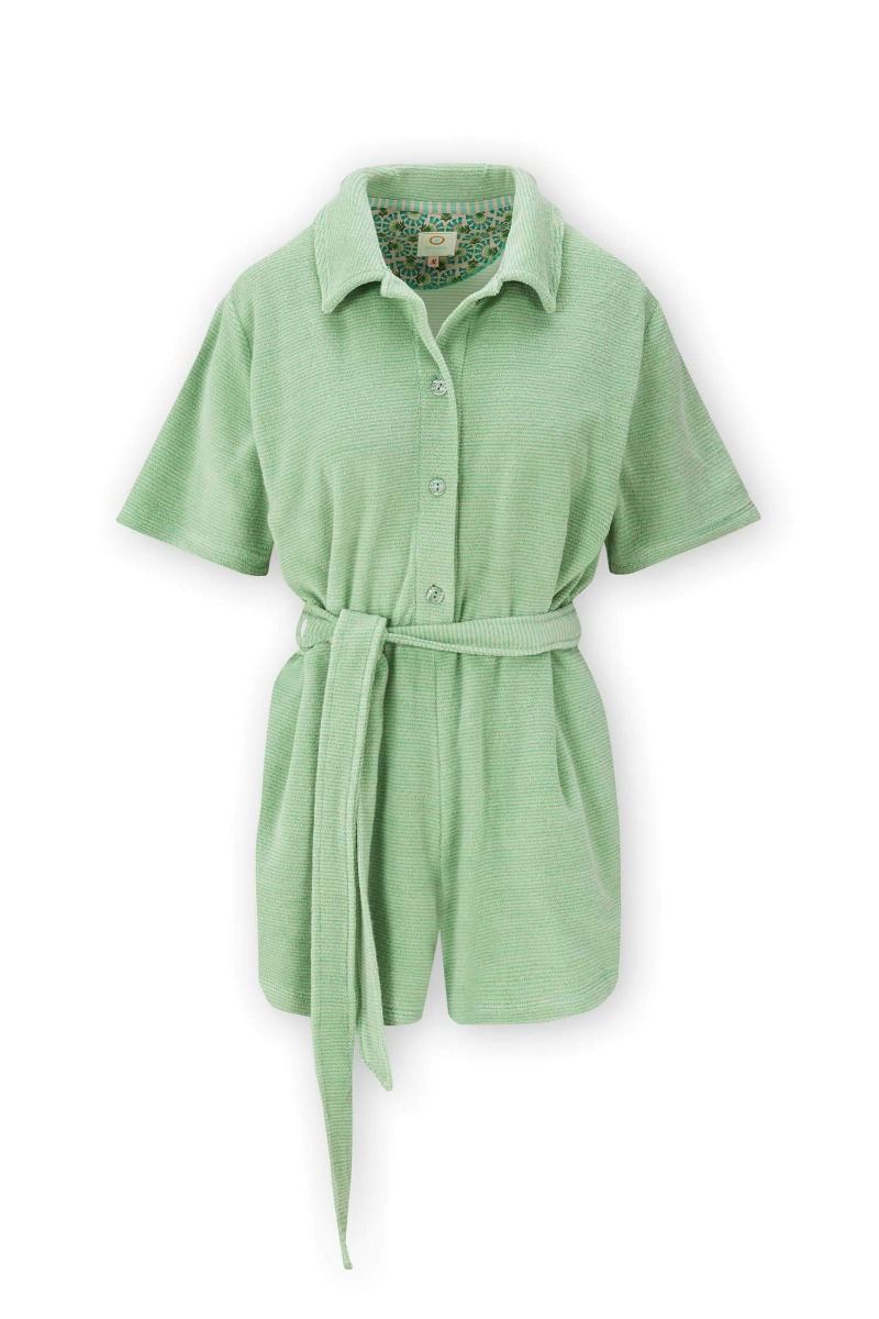 Jumpsuit Petite Sumo Stripe Groen