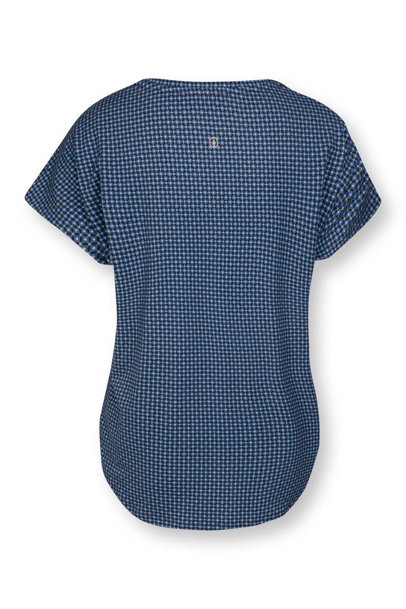 Sport Top Cross Stitch Blau