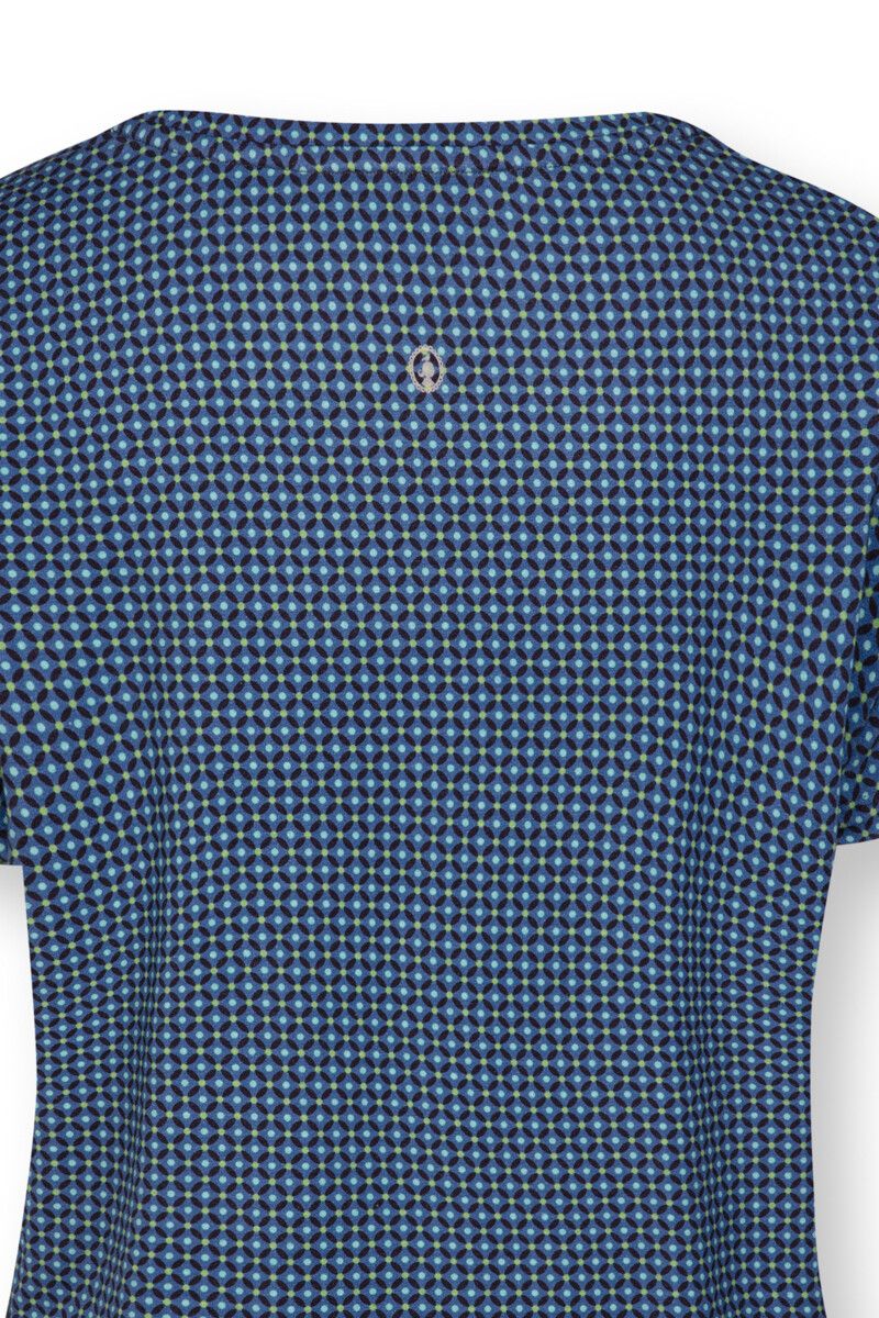 Sport Top Cross Stitch Blau