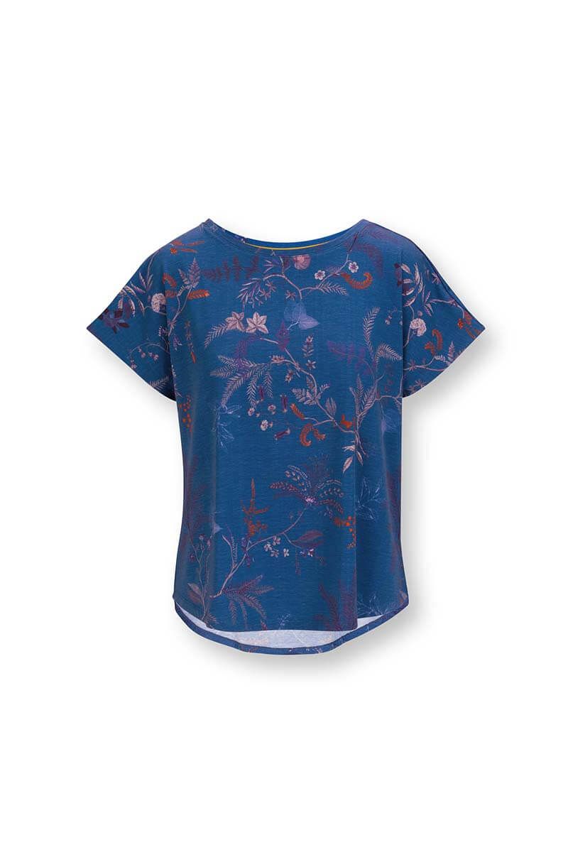 Sport Top Kurze Ärmel Isola Blau
