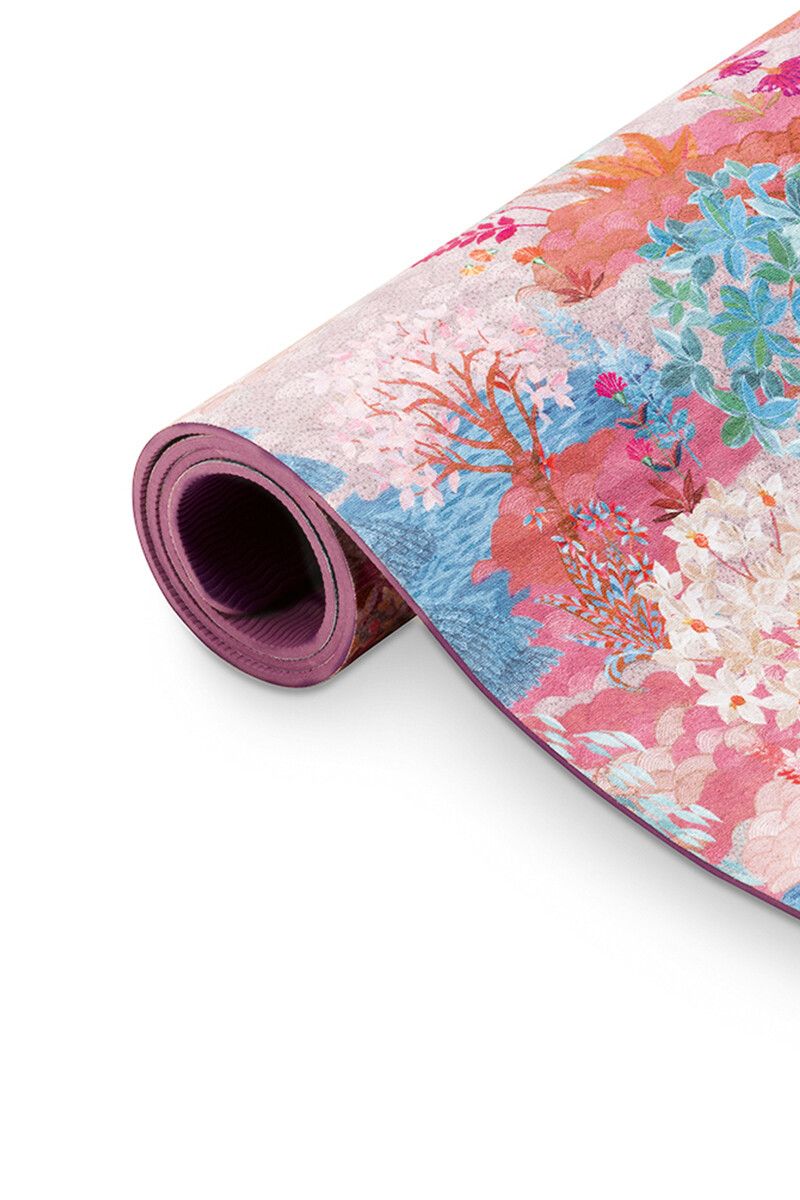 Yogamatte Pip Garden Rosa