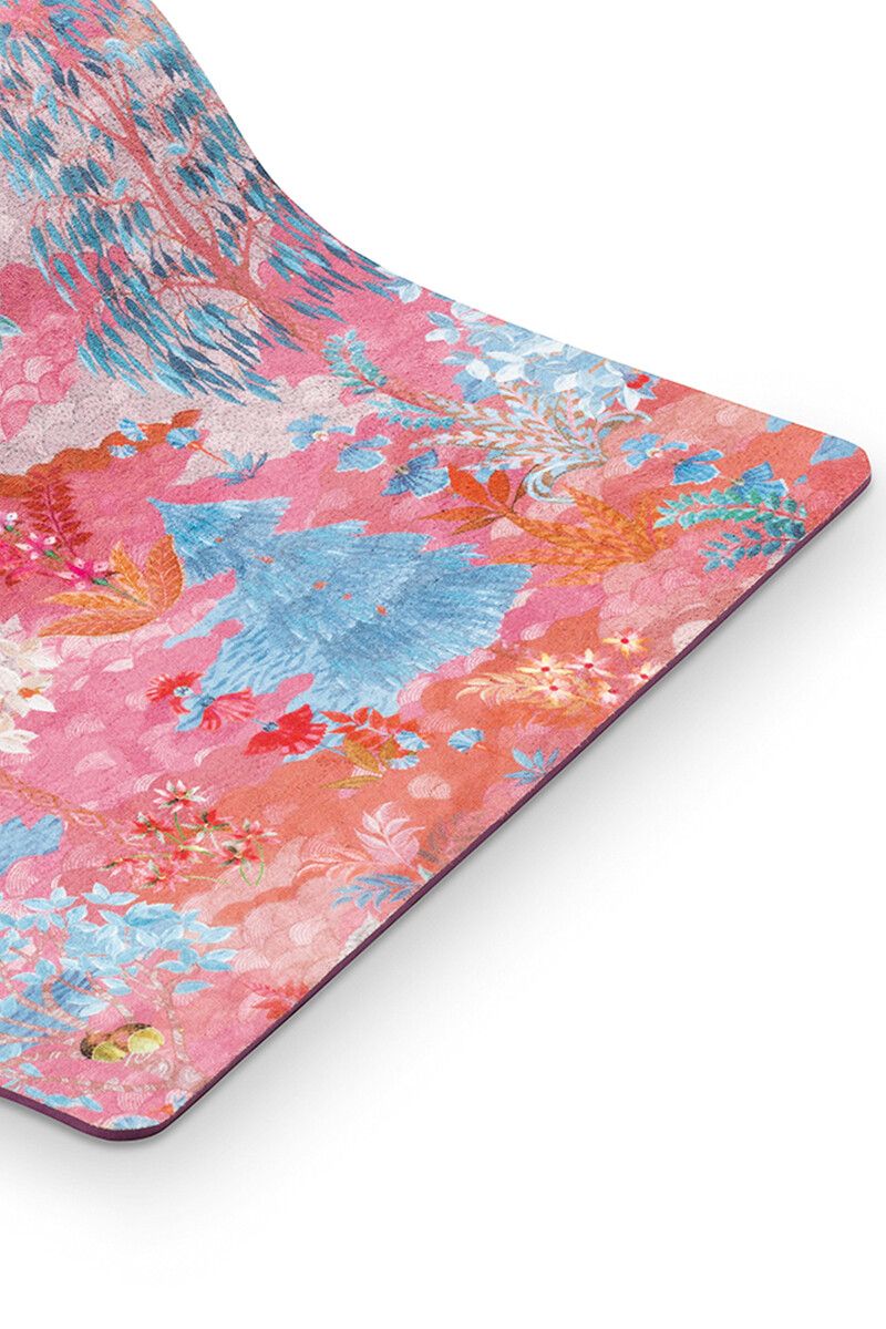 Yogamatte Pip Garden Rosa