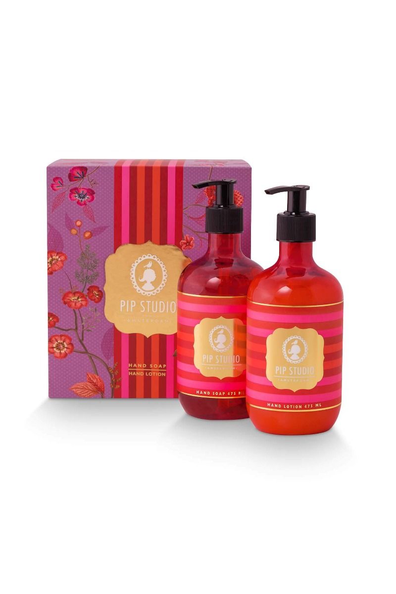 Coffret Cadeau Savon Pour Les Mains & Lotion de Soin Pour Les Mains Feuilles de Thé au Jasmin 475ml