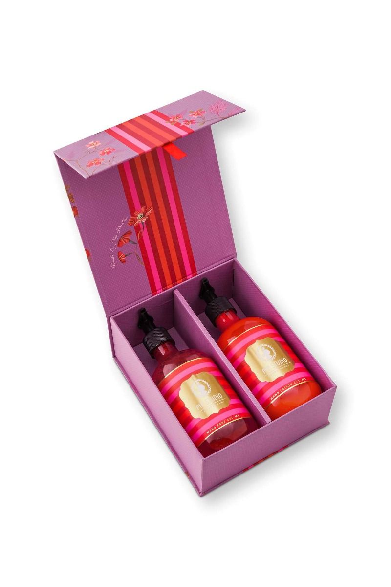 Coffret Cadeau Savon Pour Les Mains & Lotion de Soin Pour Les Mains Feuilles de Thé au Jasmin 475ml