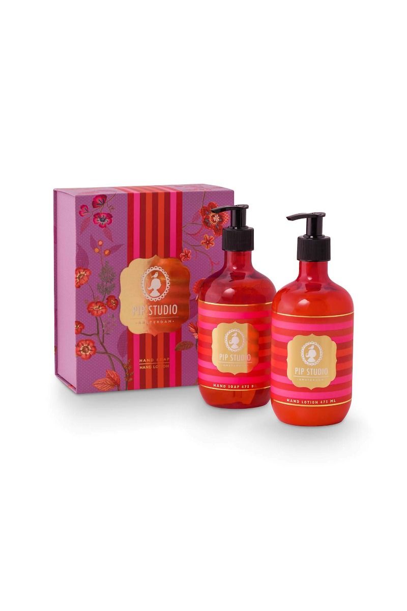 Coffret Cadeau Savon Pour Les Mains & Lotion de Soin Pour Les Mains Feuilles de Thé au Jasmin 475ml