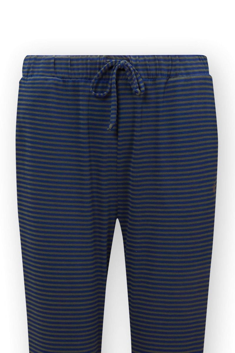 Lange Hose Little Sumo Stripe Blau Grun 