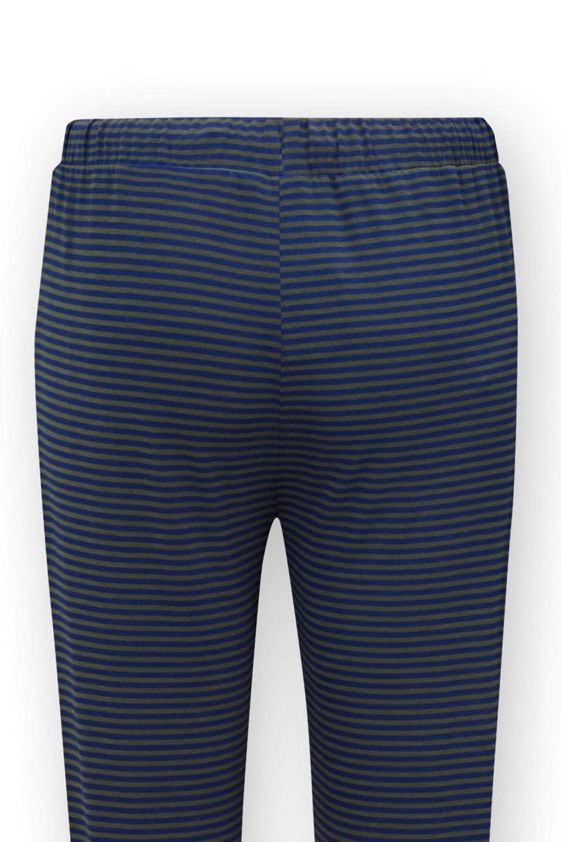 Lange Hose Little Sumo Stripe Blau Grun 