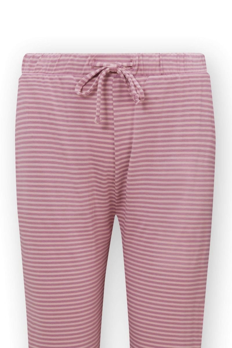 Lange Hose Little Sumo Stripe Lila 