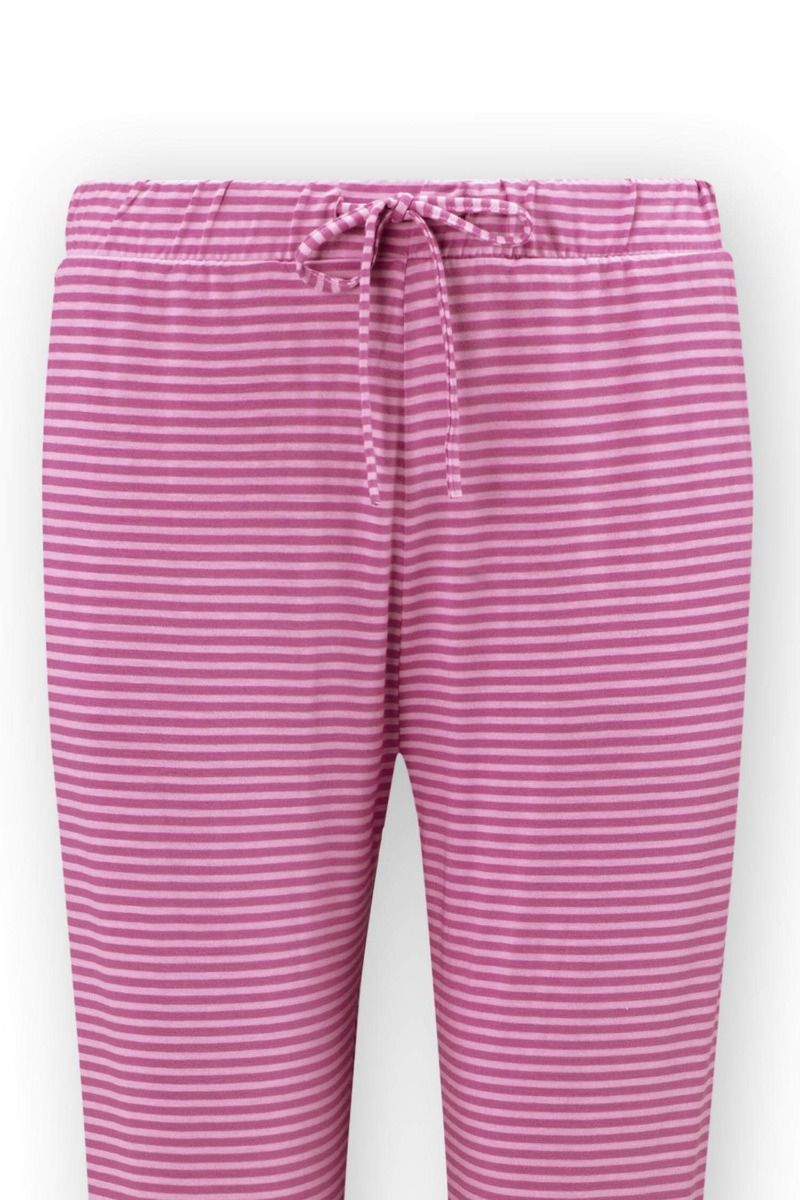 Long Trousers Little Sumo Stripe Lilac Pink