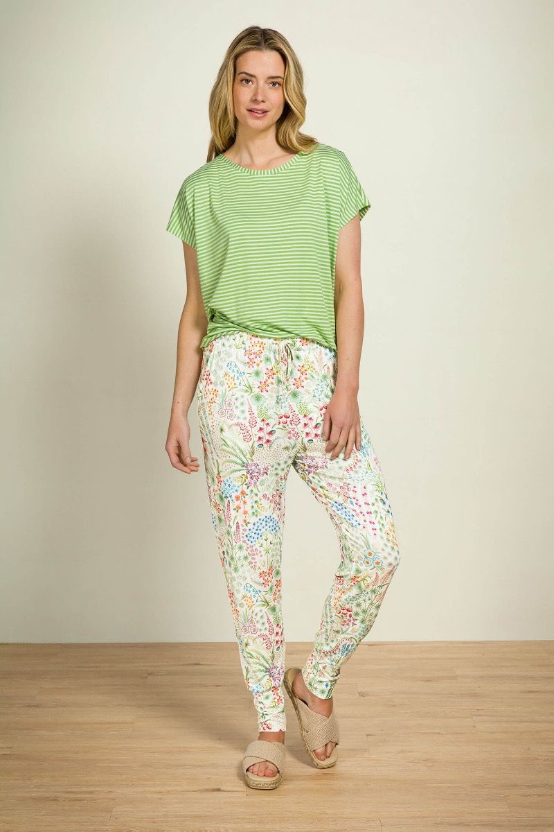 Bobien Long Trousers Querida White