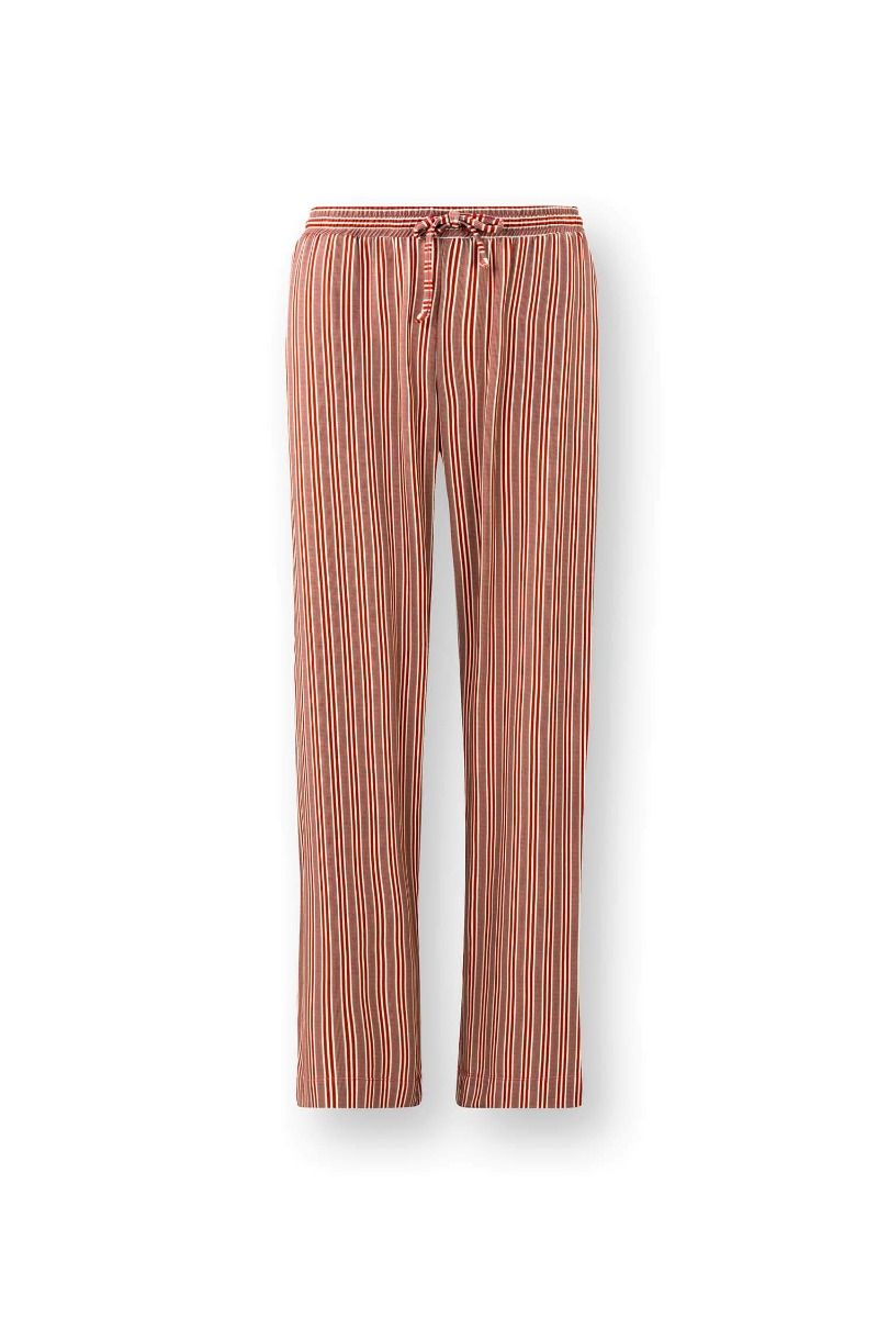 Belin Pantalon Kente Stripe Rose 