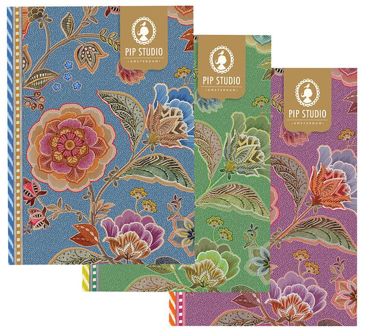 Carnet A5 Lignés Matata Rose, Bleu ou Vert