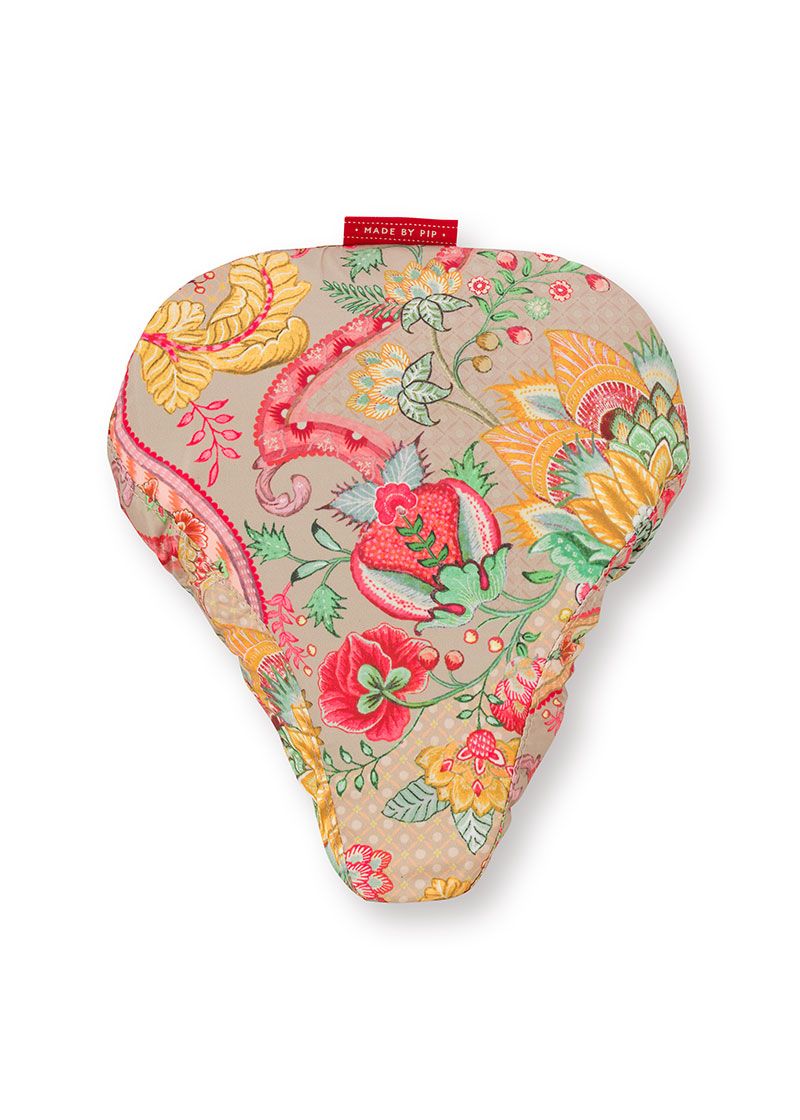 Saddle Cover Kyoto Festival Yellow 25cm