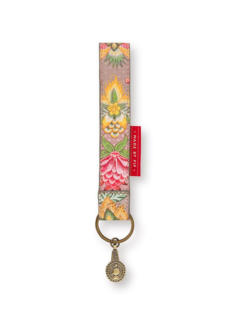 Armband Schlüsselanhänger Suki Grün/Kyoto Festival Gelb 2.5x15cm