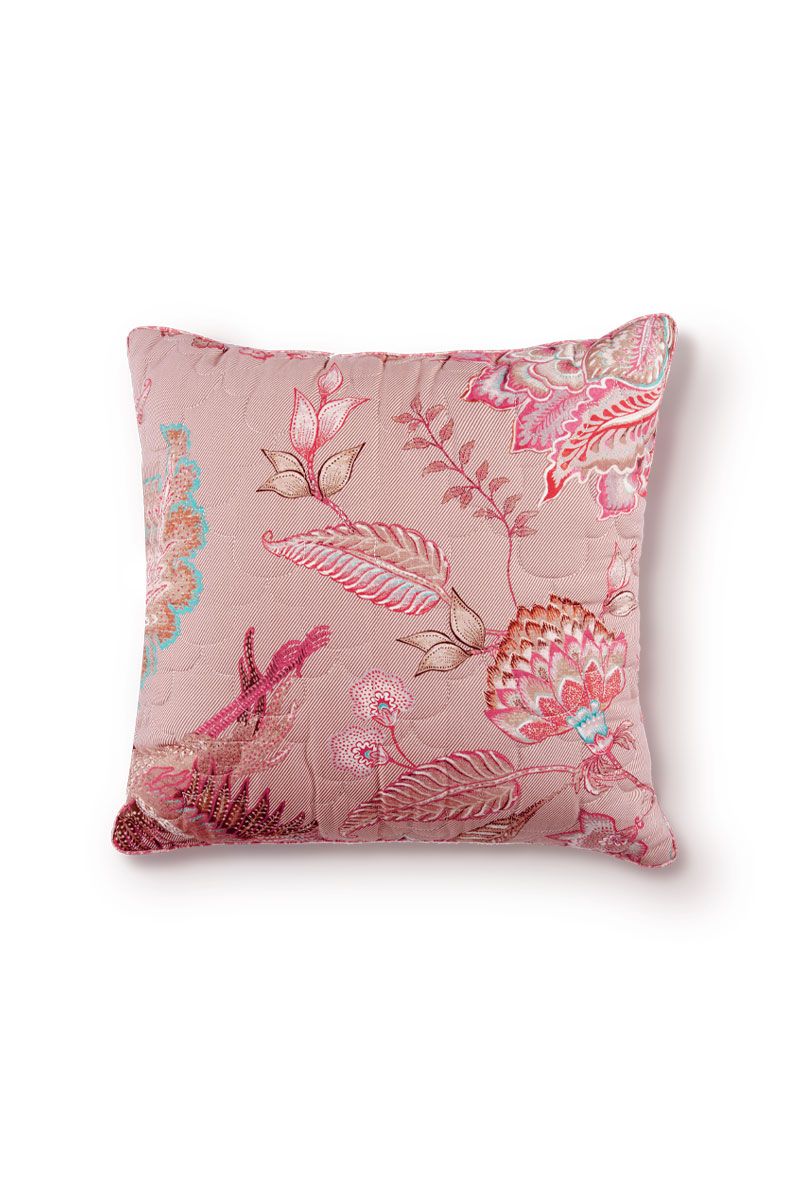 Quadratisches Zierkissen Royal Birds Khaki