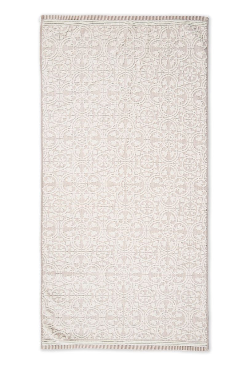 Large Bath Towel Tile de Pip Khaki 70x140 cm