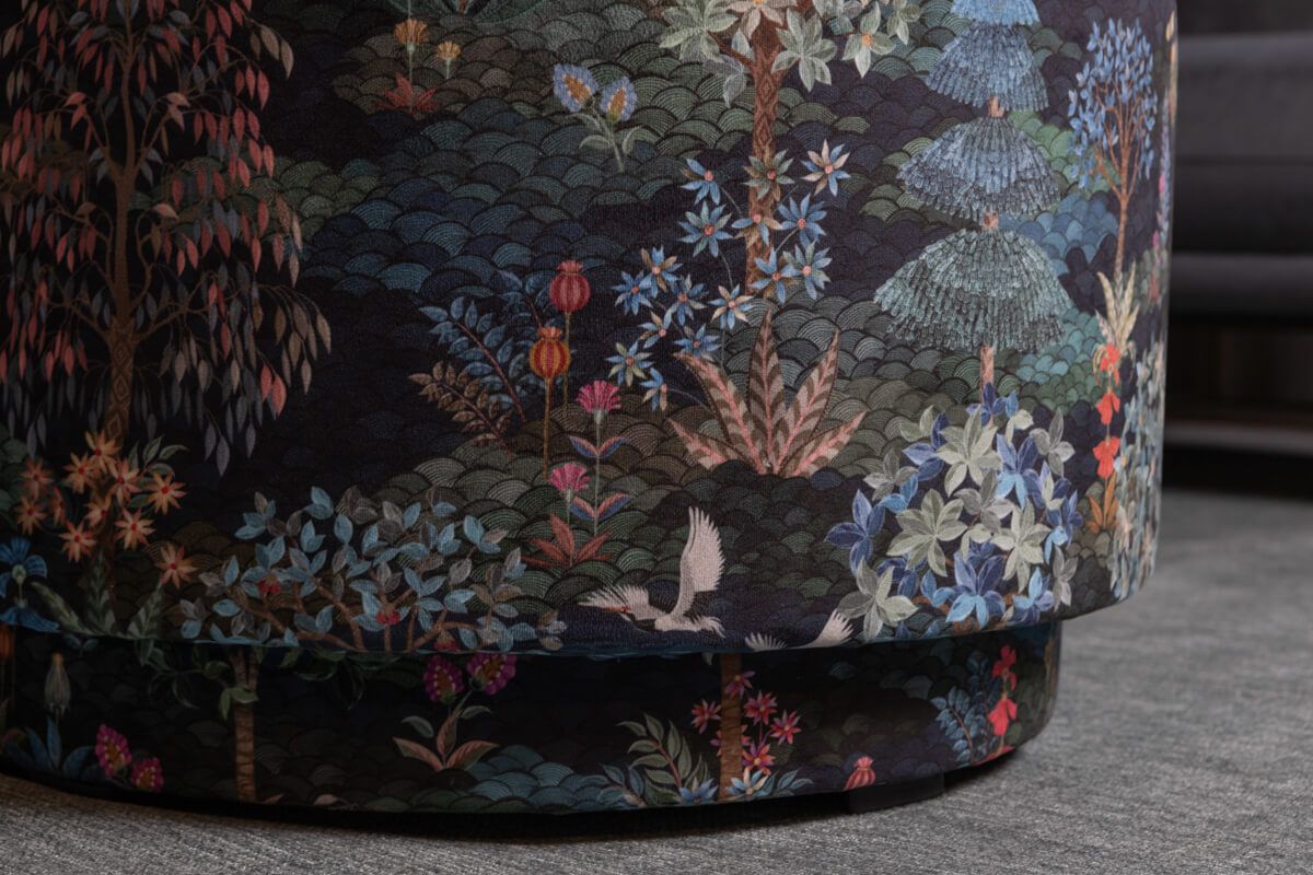 Hocker Large Pip Garden Dunkelblau