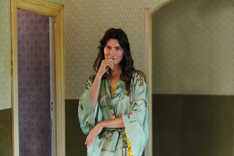Kimono Swan Lake Big Light Green