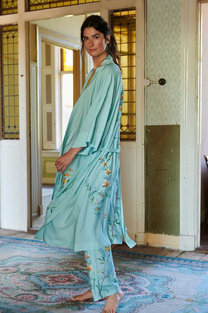 Kimono Grand Fleur Blue
