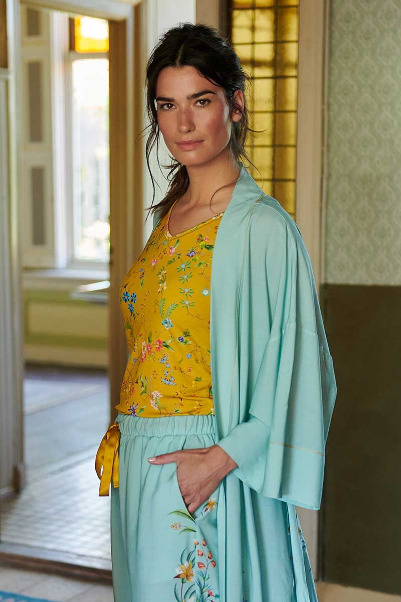Kimono Grand Fleur Blue