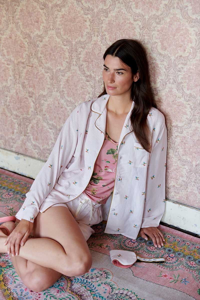 Top Lange Mouw Chérie Licht Roze