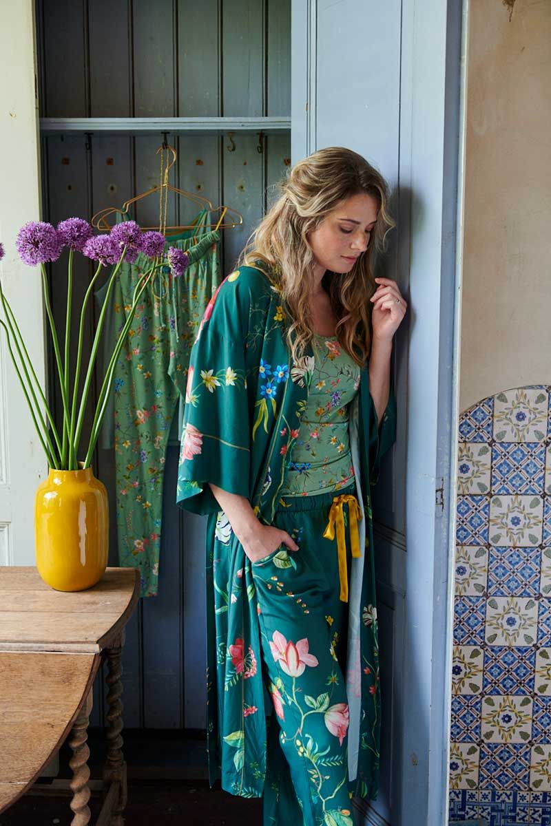 Kimono Fleur Grandeur Groen